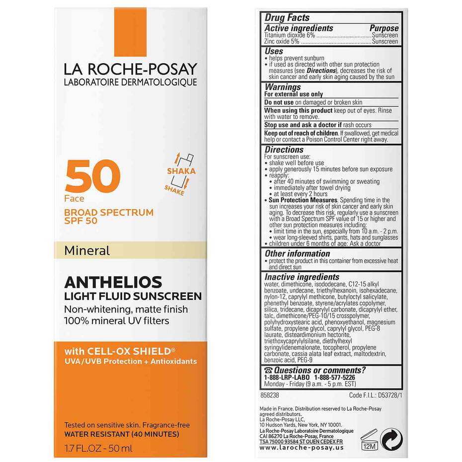 La Roche-Posay Anthelios Mineral Tinted Sunscreen SPF 50 50ml