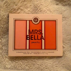 Bh Comsetics Mrs. Bella Peachy Blush Palette - 3 Colors
