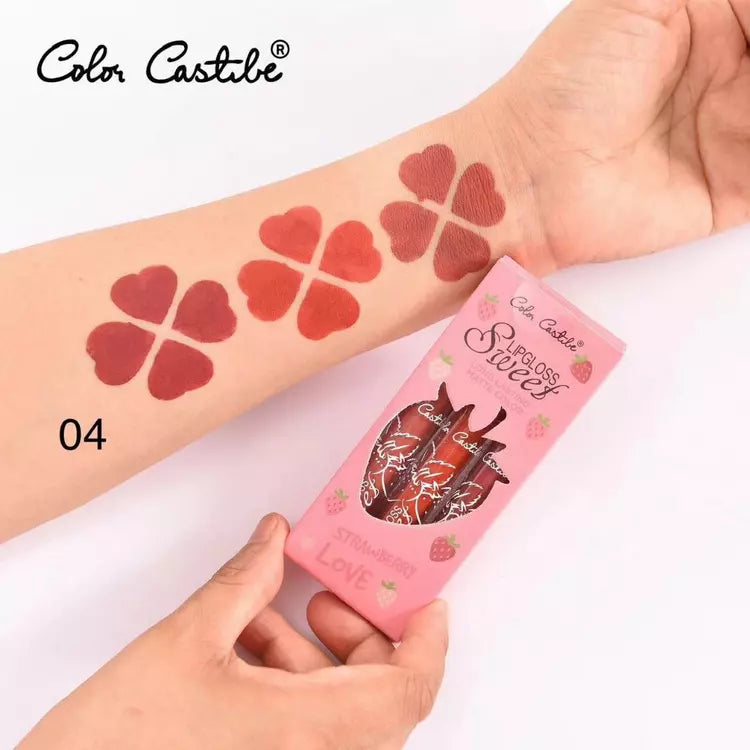 Color Castle Sweet LipGloss 3 Pcs