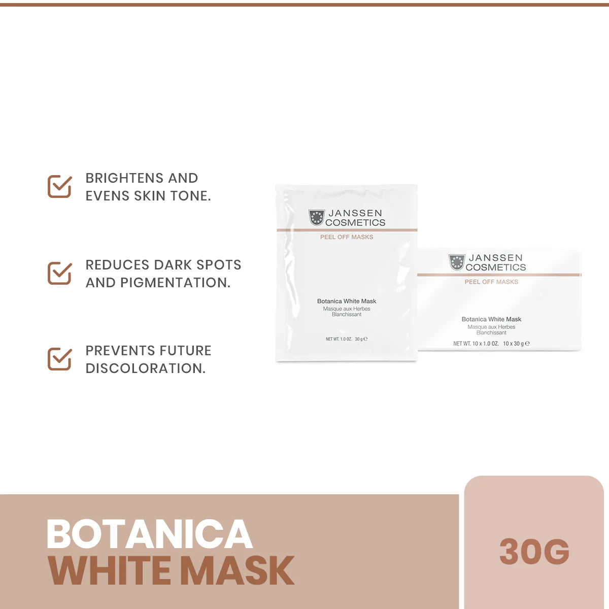 Janssen -Botanica White Mask 30g