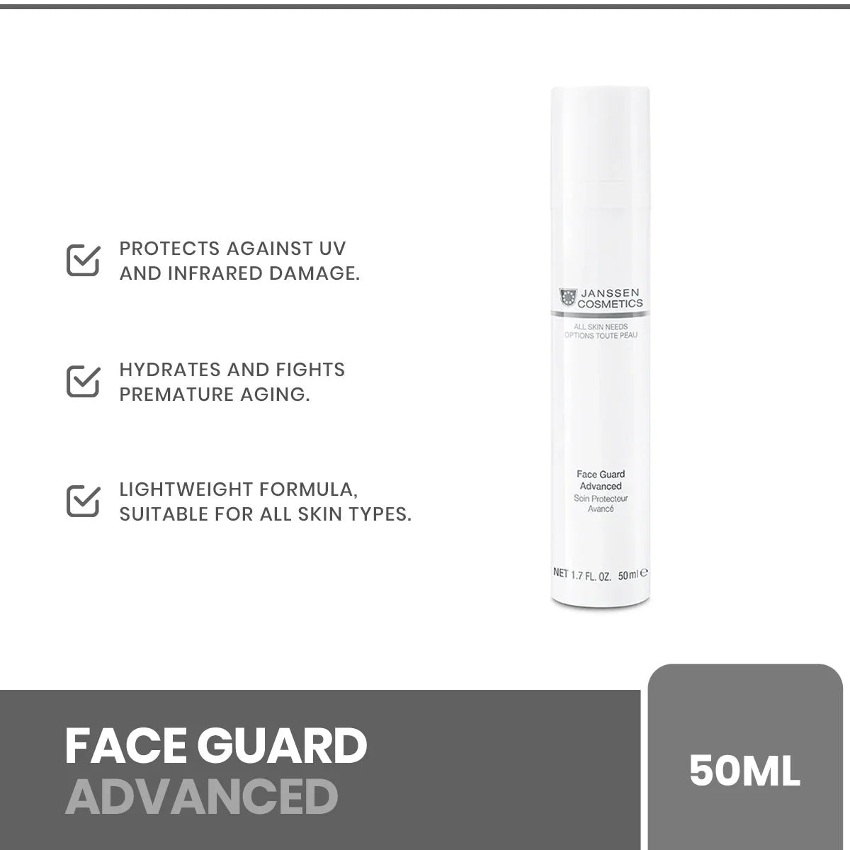 Janssen -Face guard advanced 50ml