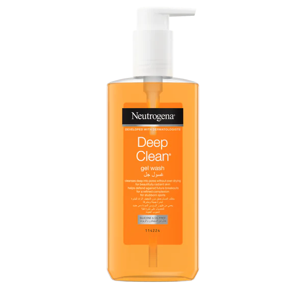 Neutrogena - Deep Clean Facial Gel Wash Oil Free 200ml