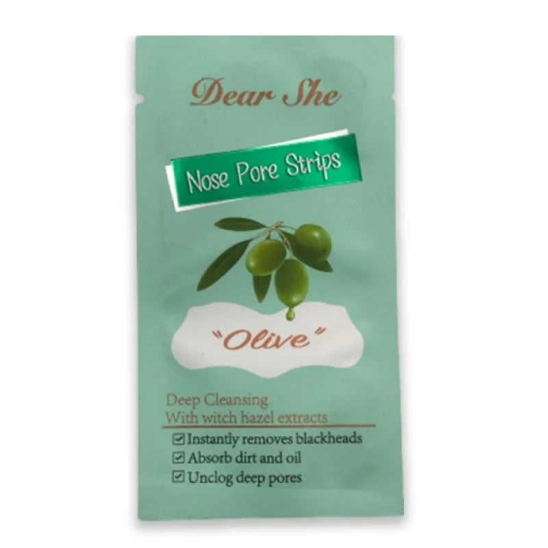 Dear She Nose Pore Strips (Olive) Pack Of 10 Strips