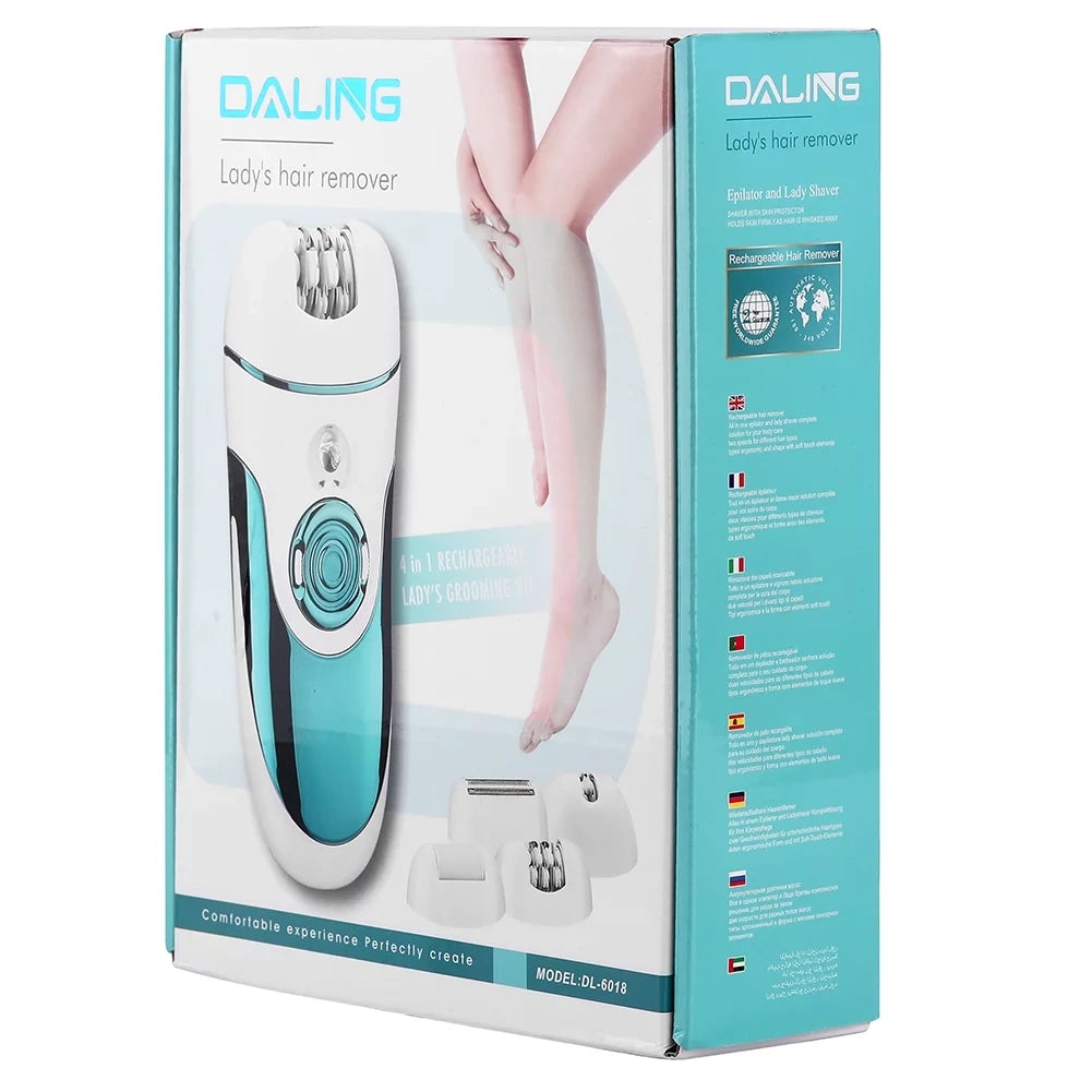 Daling Epilator for Women with 4 in 1 Cordless Rechargeable Razor