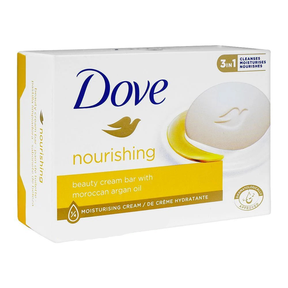 Dove Nourishing Soap with Moroccan Argan Oil – 135g