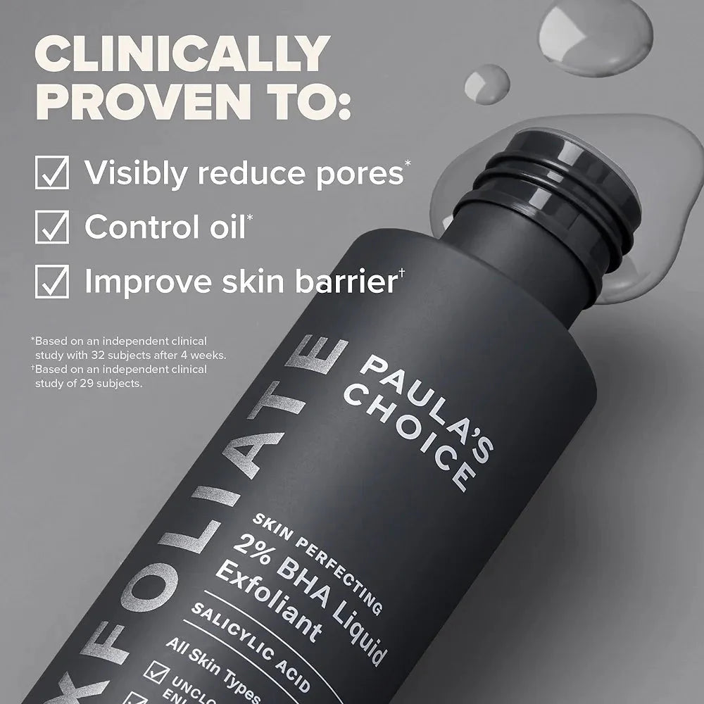 PAULA'S CHOICE - Skin Perfecting 2% BHA Liquid Exfoliant – Reveal Smoother, Clearer Skin 118ml