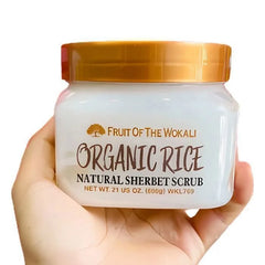 Fruit of Wokali Organic Rice Natural Sherbet Scrub 600g