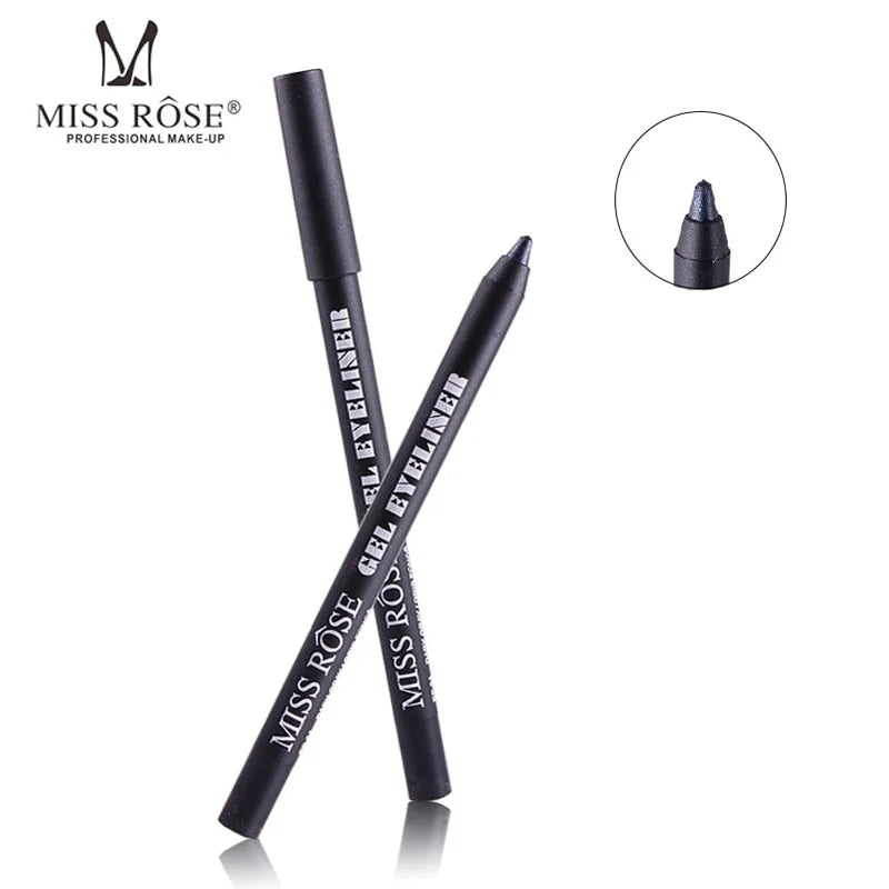 Miss Rose Waterproof Make Up Eye Liner Pencil - Black