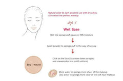 BOB brand face makeup pressed powder