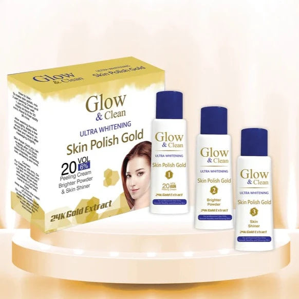 Glow & Clean Ultra Whitening Skin Polish (Gold)
