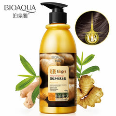 Bioaqua Plant Extract Fluffy and Refreshing Ginger Shampoo 400g