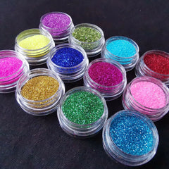 12 Glitter Powder Dust