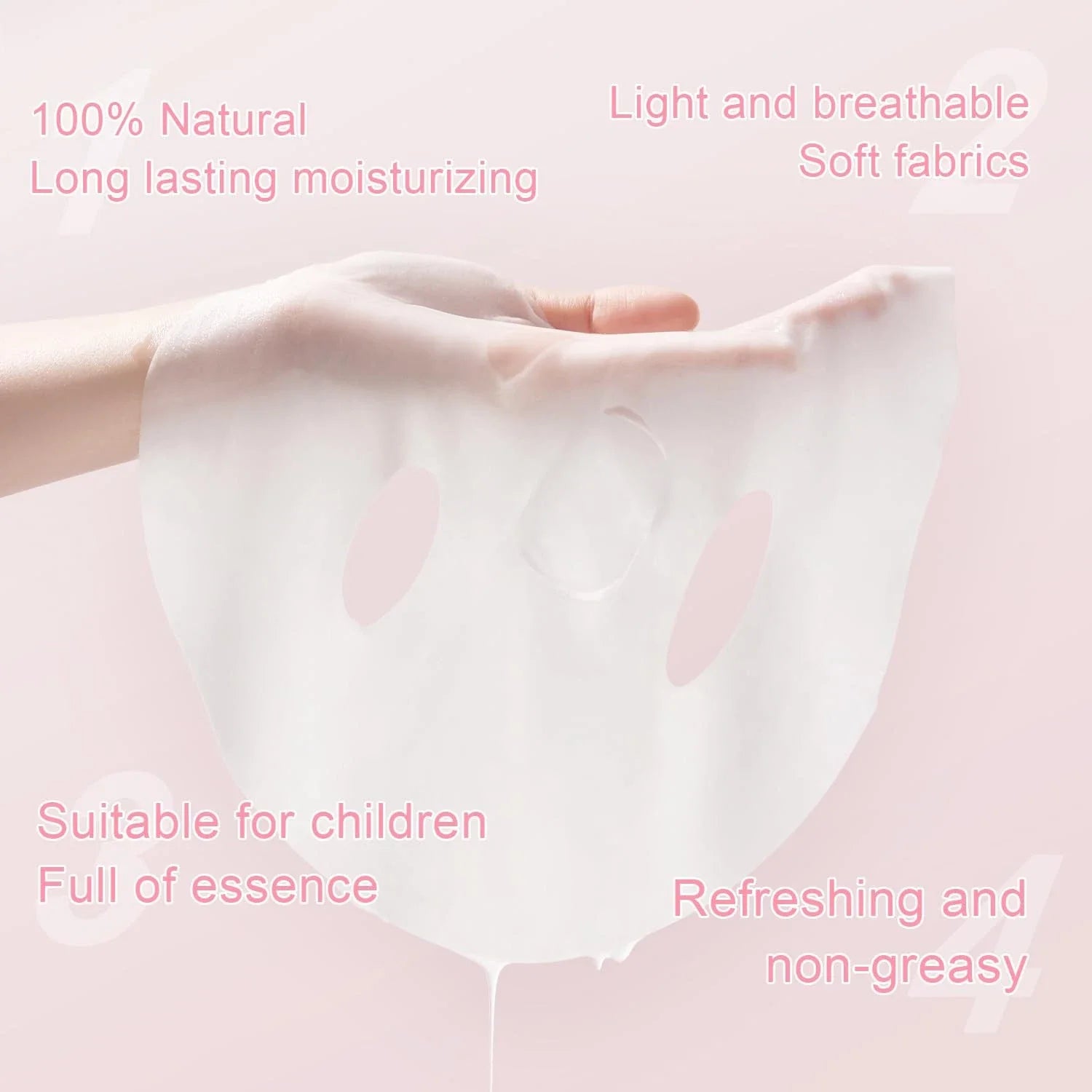 SADOER Pack of 08 Animal Fresh Fruit Natural Animal Series Facial Sheet Mask