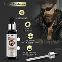 Natural Beard Growth Anti Hair Loss Beard Oil 60 ml