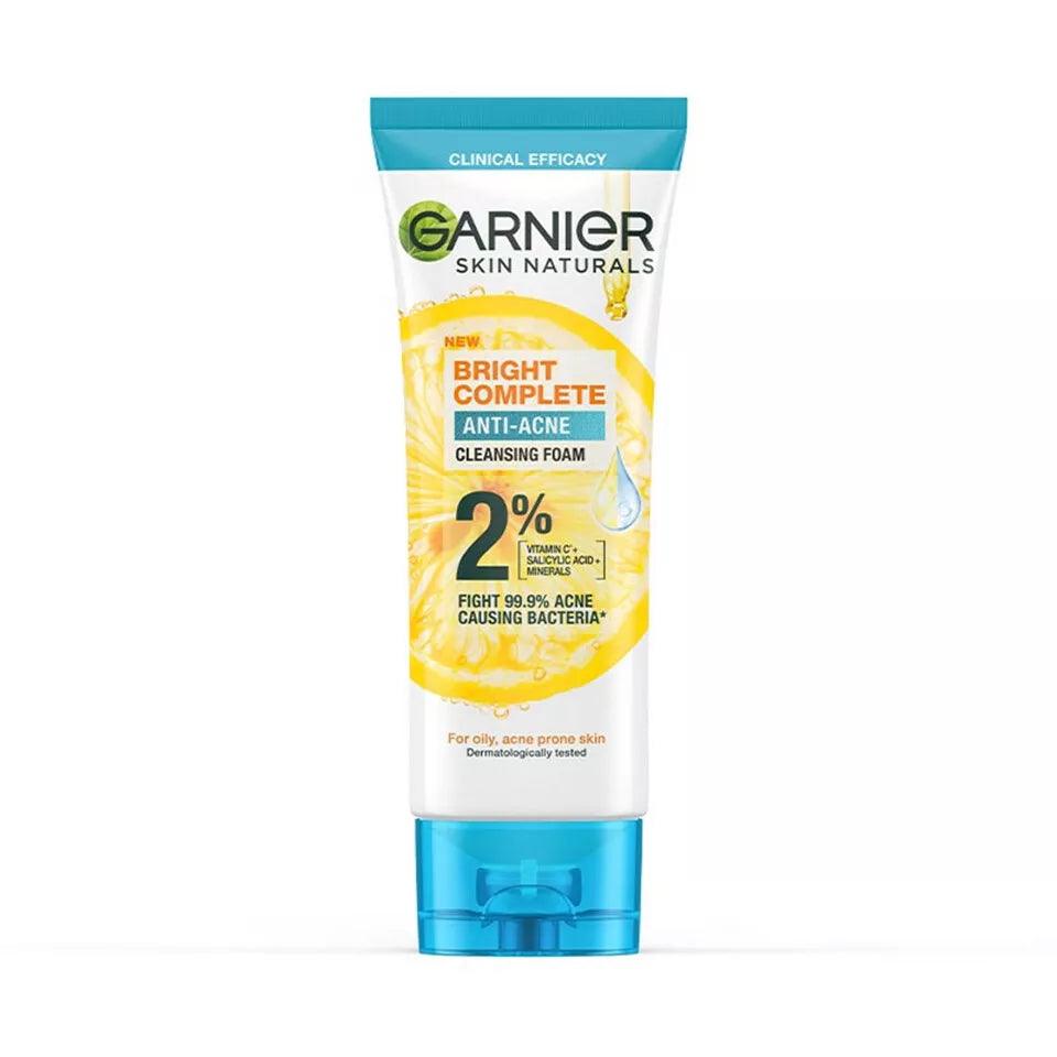 Garnier Bright Complete Anti-Acne Cleansing Foam 100ml.