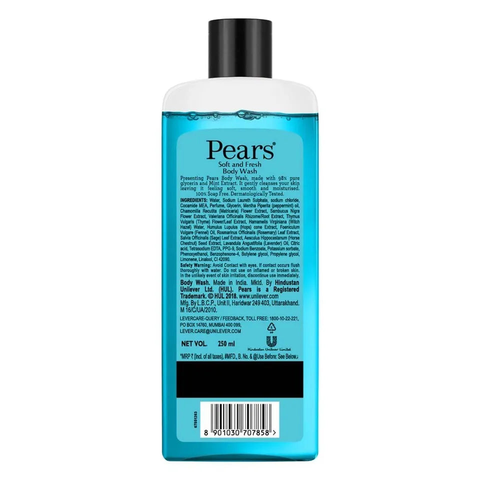 Pears Soft And Fresh Body Wash 250ml