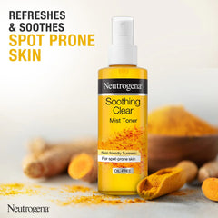 Neutrogena Soothing Clear Turmeric Mist Toner, 125ml