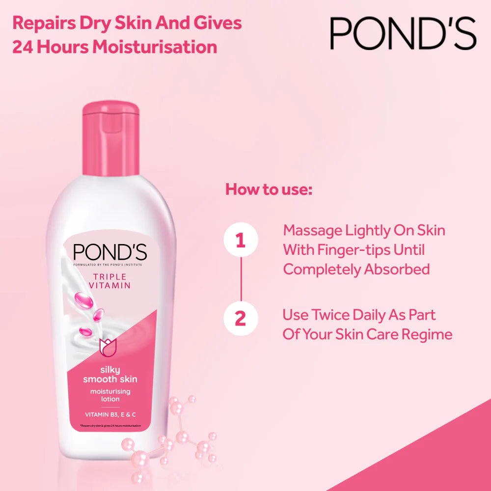Ponds Lotion Silky Smooth Skin