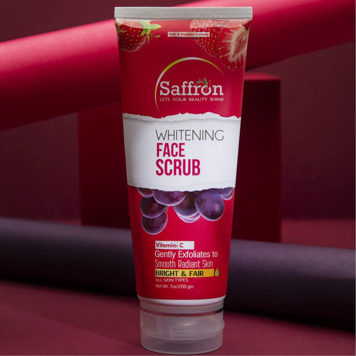 Saffron Whitening Scrub Tube - 200gm