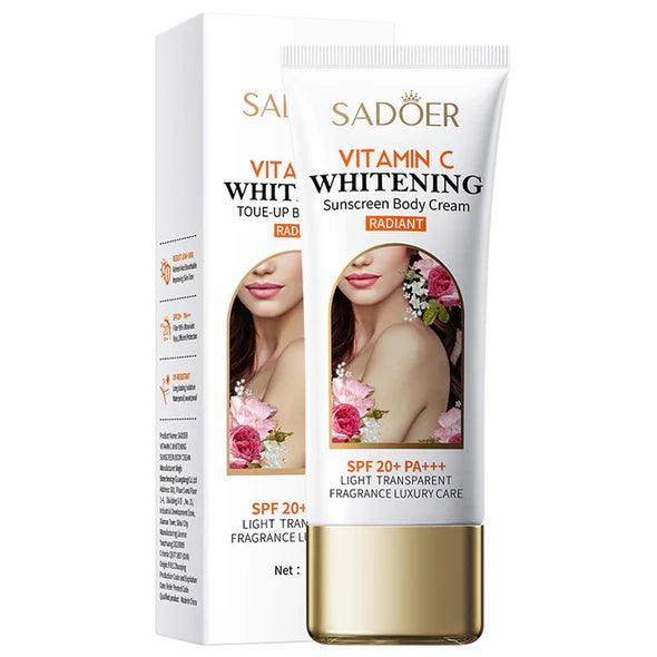 Sadoer Vitamin C Whitening SPF 20+ PA+++ Body Cream 100g