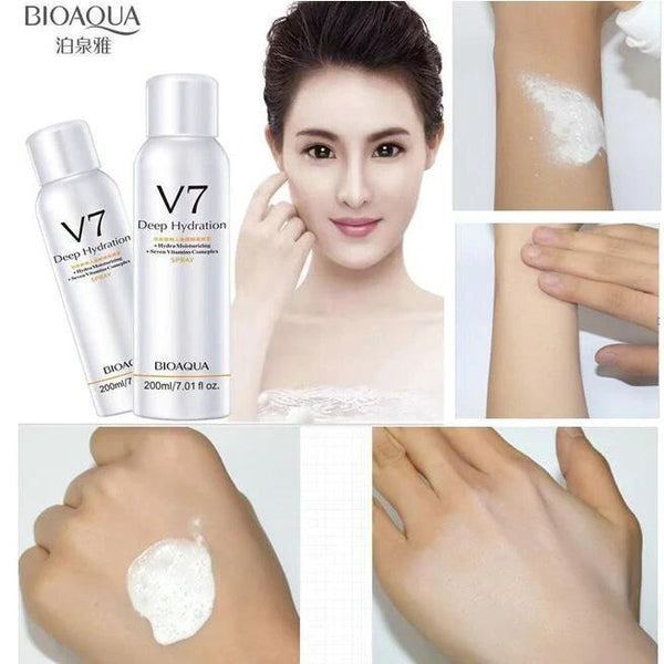 BIOAQUA V7 Deep Hydration Whitening Spray 200ml Ameena.pk