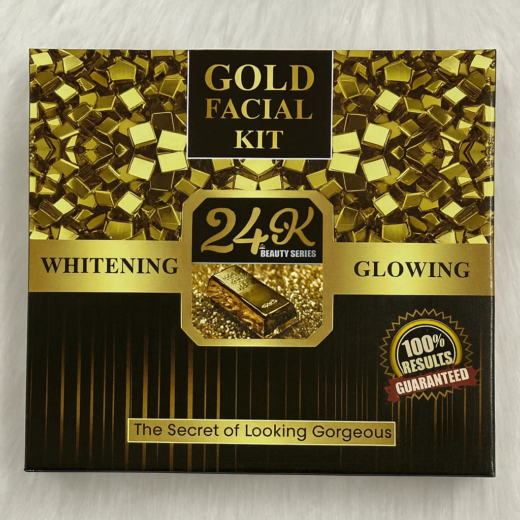 24k Gold facial with bleach