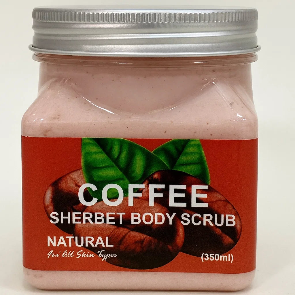 Natural Coffee Sherbet Body Scrub All Skin Type - 350ml