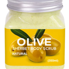 Natural Olive Sherbet Body Scrub All Skin Type - 350ml
