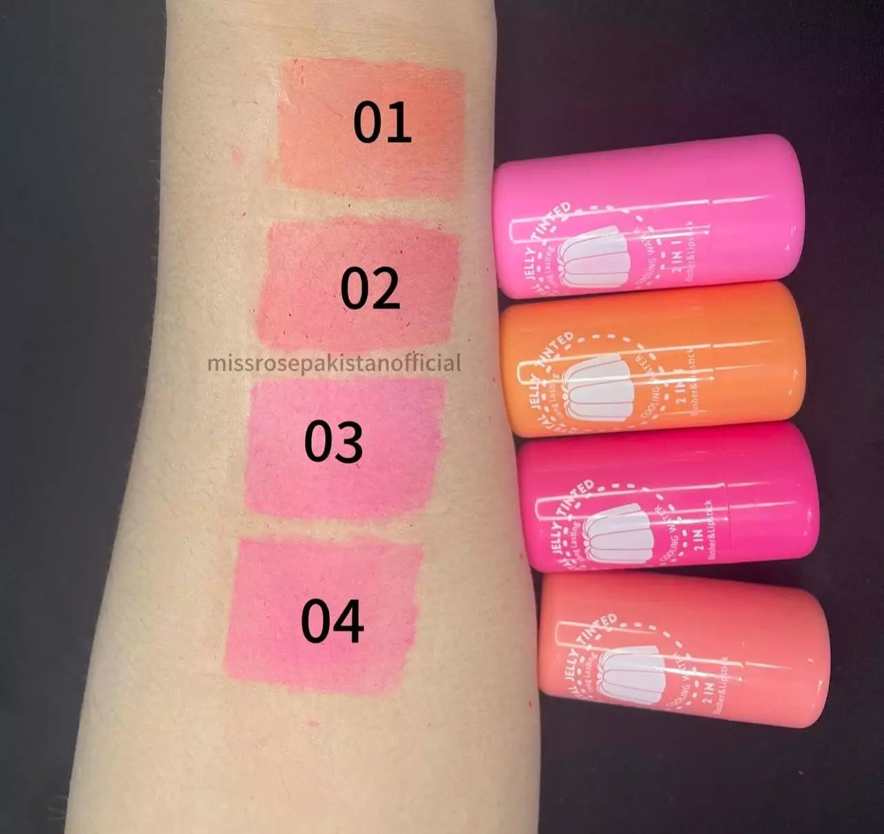 Miss Rose Jelly Lip & cheeks Tint