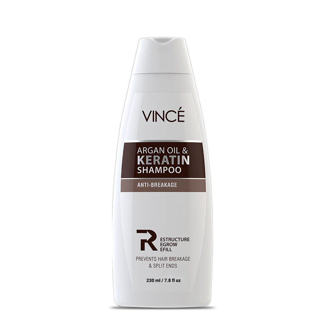 VINCE Argan Oil & Keratin Shampoo 230ML