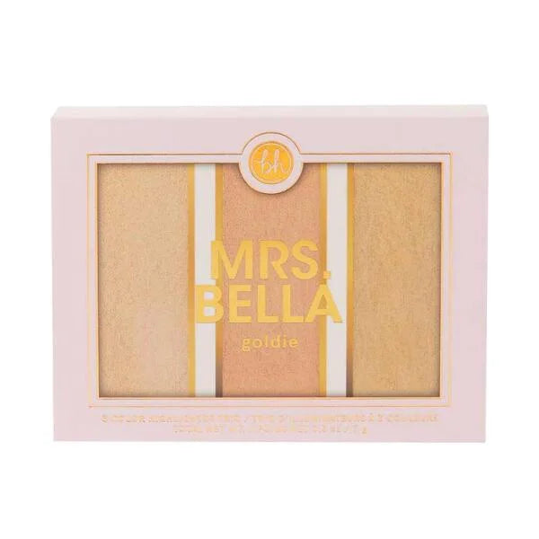 Bh Comsetics Mrs. Bella Highlighter Palette - 3 Colors