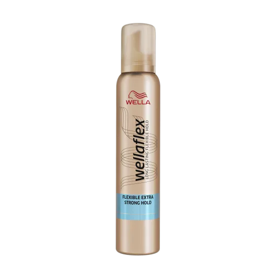 Wellaflex Flexible Extra Strong Hold Mousse, Hold: 4/5, 200 ml