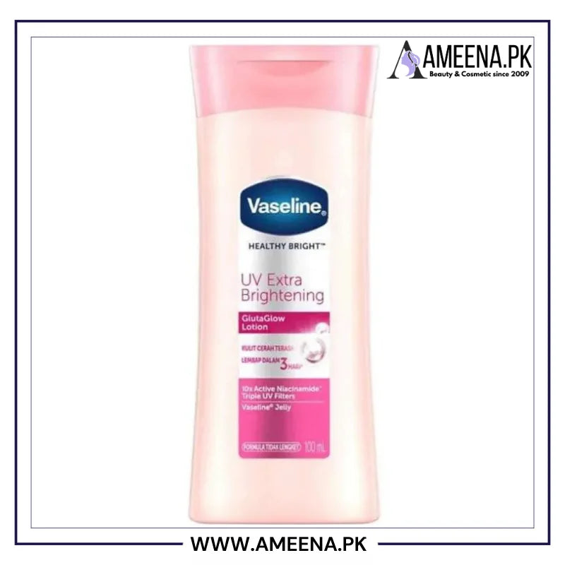 Vaseline Healthy Bright UV Extra Brightening Gluta Glow Lotion 100ml