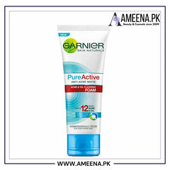 Garnier Pure Active Anti Acne White Oil Clearing Foam Wash 100ML