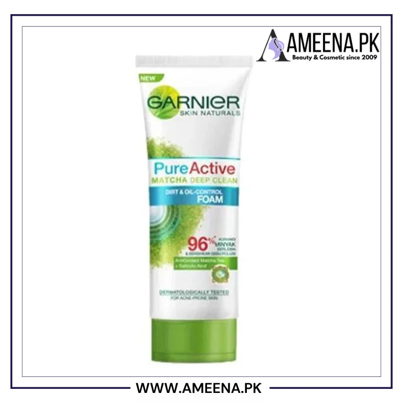 Garnier Pure Active Matcha Deep Clean Dirt & Oil Control 100ml