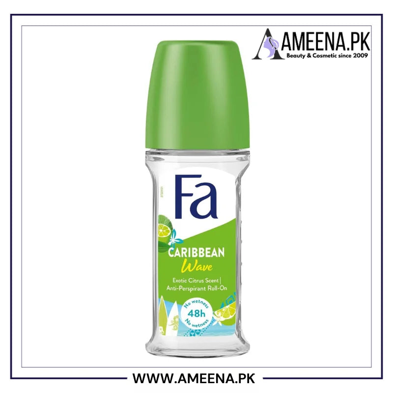 Fa Deodorant Roll-On - Caribbean Lemon 50ml