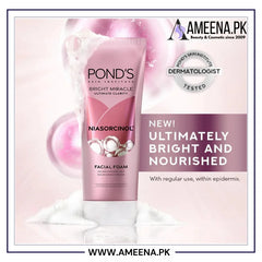 Pond's Bright Miracle Ultimate Clarity Niasorcinol Facial Foam 100gm