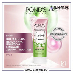 Ponds Bright Miracle Facial Scrub Clay-BHA - 100g