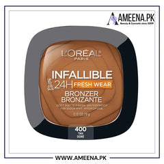 L'Oreal Paris Infallible Up to 24H Fresh Wear Soft Matte Longwear Bronzer Tan Dore 400