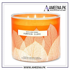 Bath & Body Pumpkin Clove 3 Wick Scented Candle