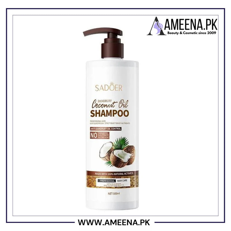 Sadoer Anti Dandruff Coconut Oil Nourishing Smooth Fluffy Shampoo 500ml