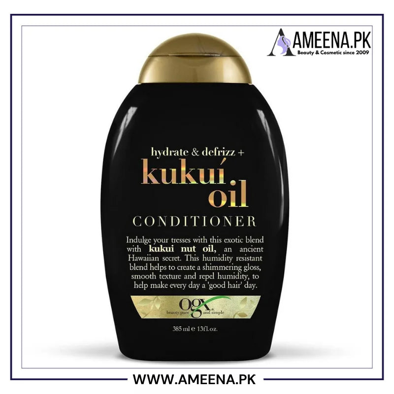 Ogx Hydrate & Defrizz + Kukui Oil Conditioner 385Ml