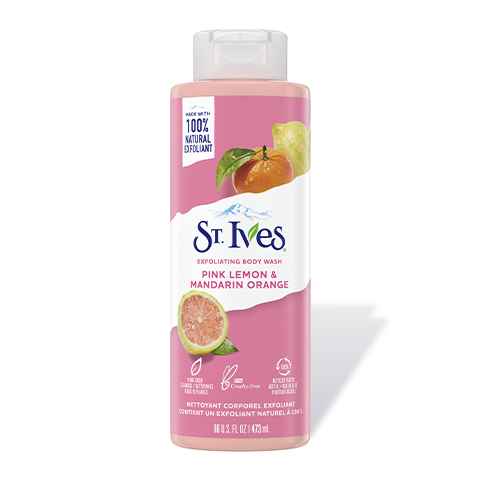 St Ives Body Wash Pink Lemon & Mandarin Orange 22Oz/650ML